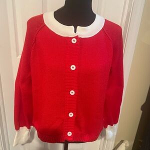 Vintage color block cardigan